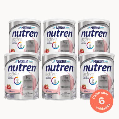 Nutren Active Morango - 400g (Kit 6 unidades)
