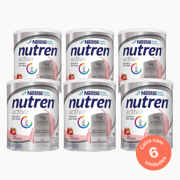Nutren Active Morango - 400g (Kit 6 unidades)