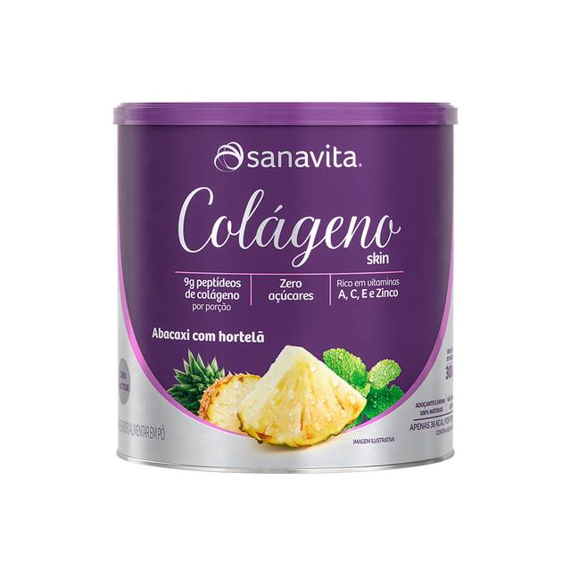 Colágeno Skin Abacaxi com Hortelã - 300g