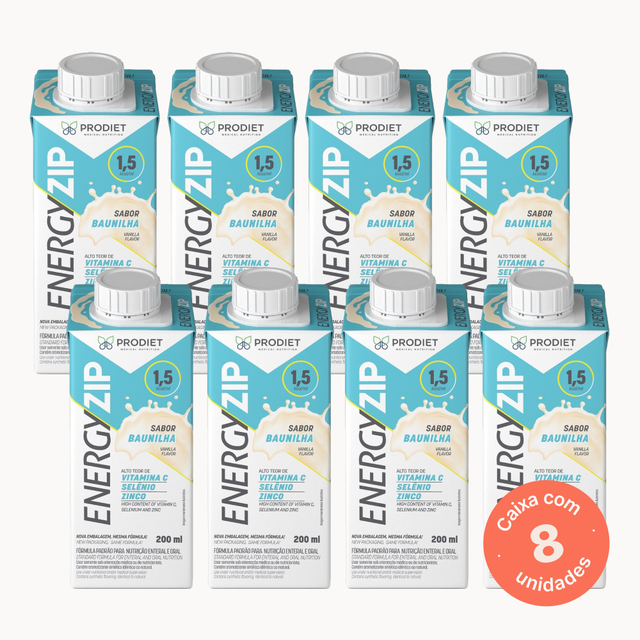 Energyzip Baunilha - 200ml (Kit com 08 unidades)
