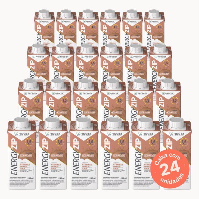 Energyzip Chocolate - 200ml (Kit 24 unidades)