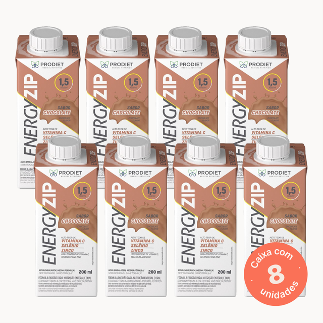 Energyzip Chocolate - 200ml (Kit com 08 unidades)
