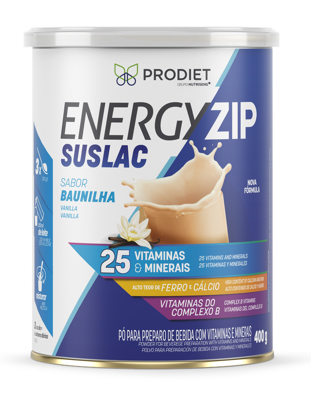 Energyzip Suslac Baunilha - 400g