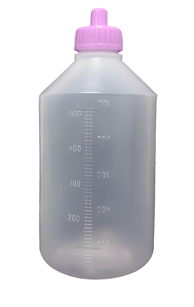 Frasco Descartável - 500ml (Tampa Cruz)