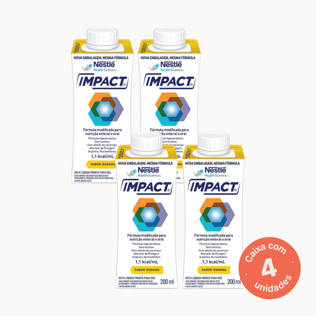 Impact Banana - 200ml (Kit 4 unidades)