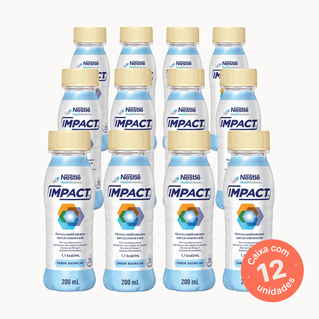 Impact Baunilha - 200ml (Kit 12 unidades)