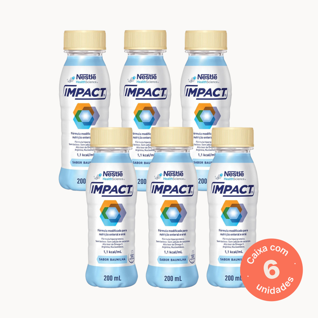 Impact Baunilha - 200ml (Kit 6 unidades)