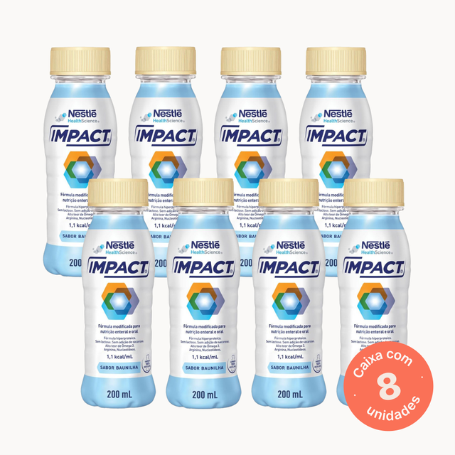 Impact Baunilha - 200ml (Kit 8 unidades)
