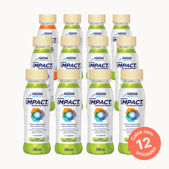 Impact Torta de Limão - 200ml (Kit 12 unidades)