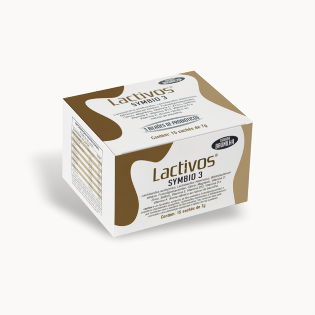 Lactivos Symbio 3 Baunilha - 7g (caixa com 15 sachês)