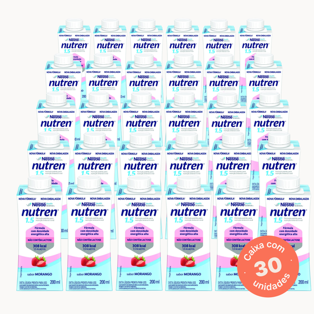 Nutren 1.5 Morango - 200ml (Kit 30 unidades)