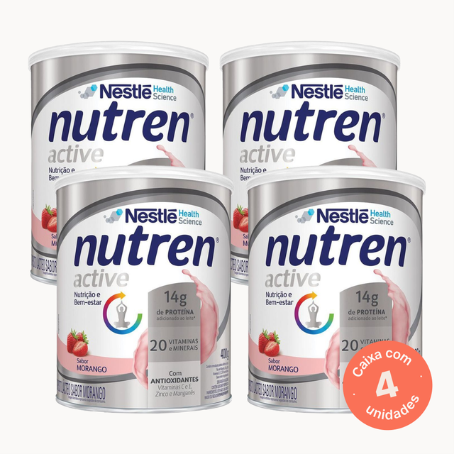 Nutren Active Morango - 400g (Kit 04 unidades)