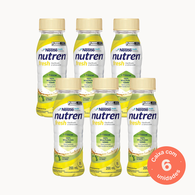 Nutren Fresh Chá de Limão - 200ml (Kit 6 unidades)
