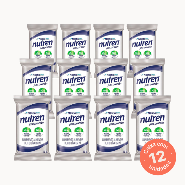 Nutren Just Protein - 15g (Kit 12 unidades)
