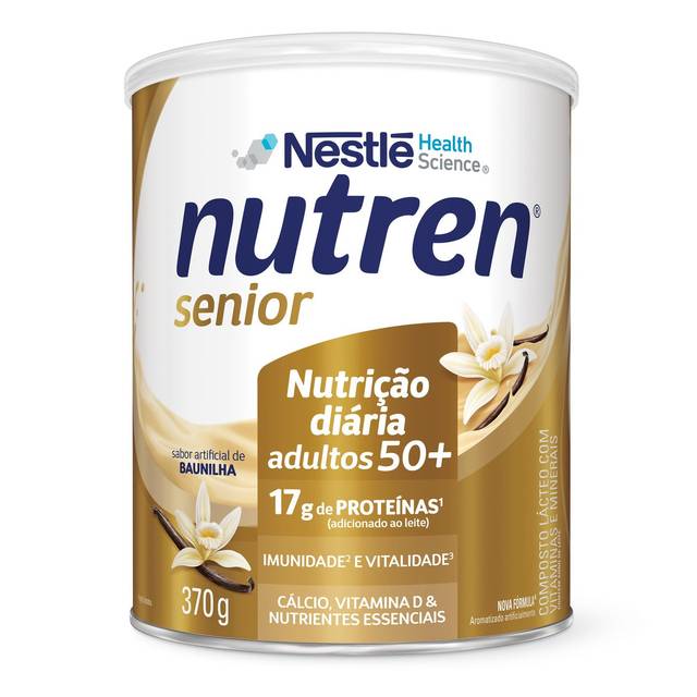 Nutren Senior Baunilha - 370g - Kit 6 unidades