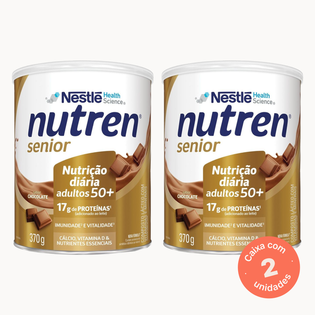 Nutren Senior Chocolate - 370g (Kit 2 unidades)
