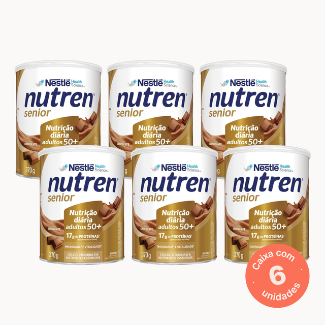 Nutren Senior Chocolate - 370g (Kit 6 unidades)